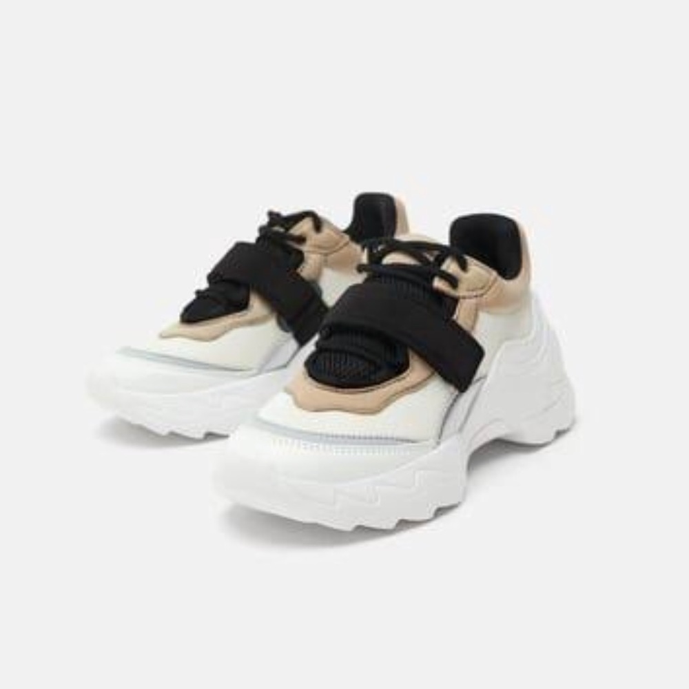 ZARA frafulc strap sneakers